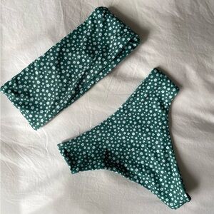 Floral Bikini - Highwaist and Bandeau Wrap